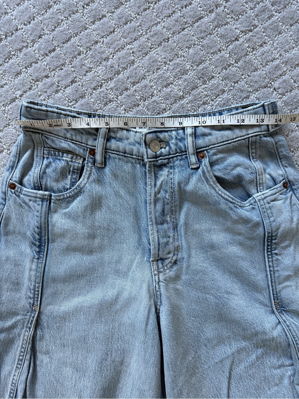 Free People We The Free Folklore Balloon-Leg Jeans - Size 27 - Picture 8 of 12